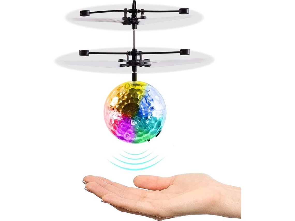 Juguete Bola Voladora Mágica - Helicóptero Drone Rc Con Inducción Infrarroja Y Luces Led Para Navidad