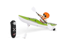 Barco RC Laranjahc 810 Rtr 2.4g con remo colorido, LED, modos duales de 360°, resistente al agua, juguete subacuático MDUG
