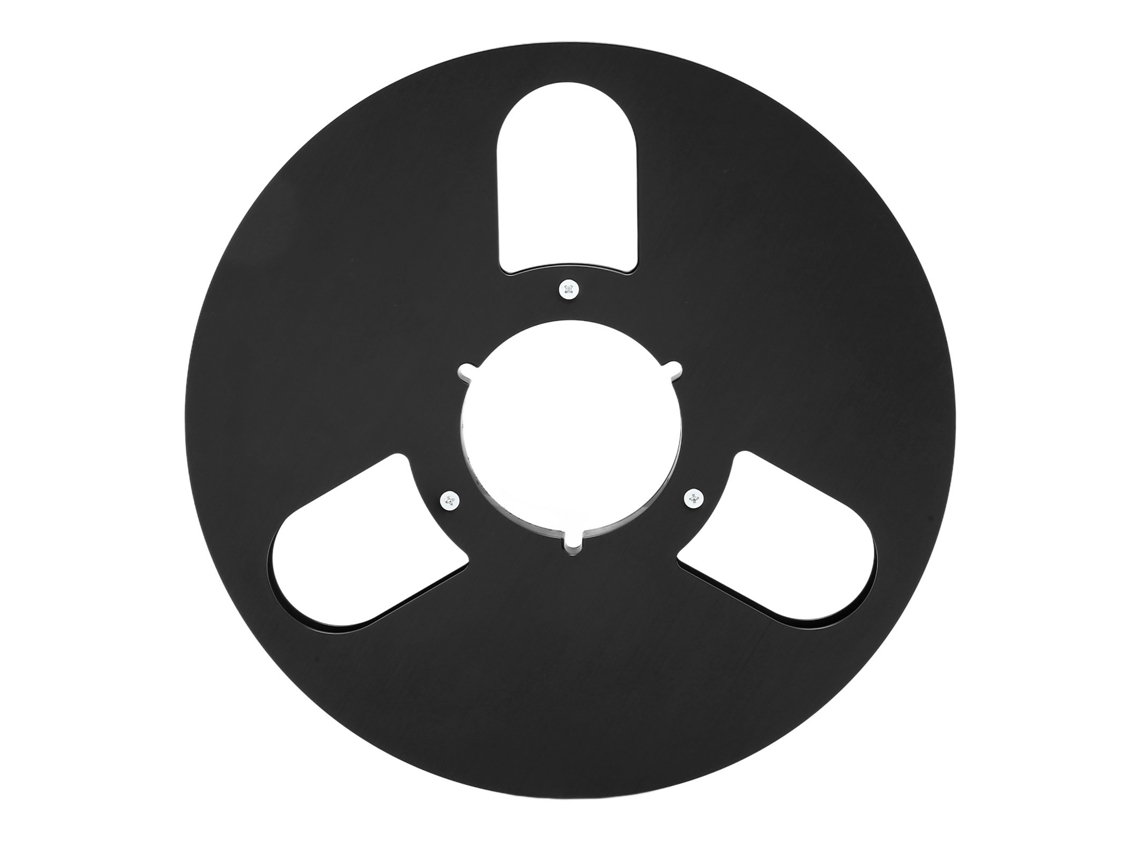 Carrete De Cinta De Audio Vacío De Aleación De Aluminio De 1/4 De Pulgada Y 10 Pulgadas Con 3 Orificios Para Teac