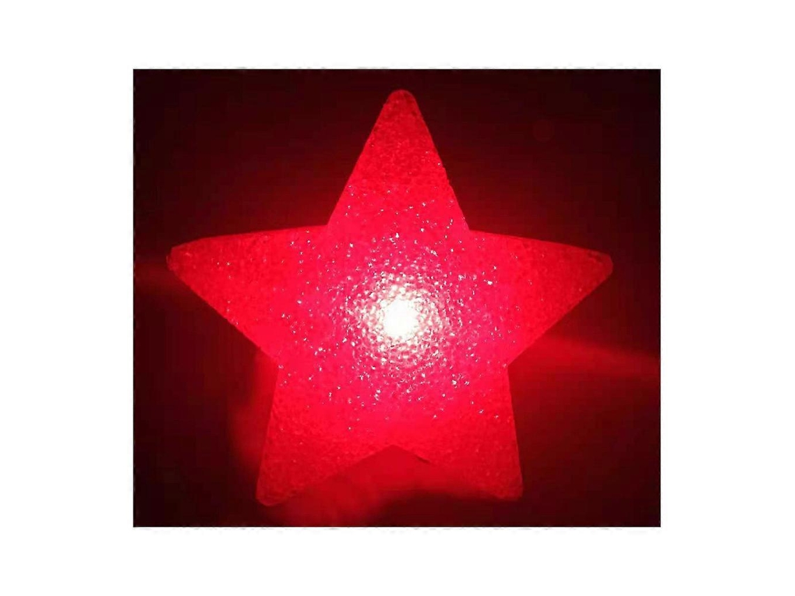 Mini luz nocturna de PVC con luz cálida, una bonita luz nocturna en forma de estrella para el dormitorio. Rosewell