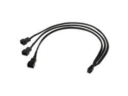 Cable Divisor De Alimentación Para Ventilador Pwm 1 A 3 Splitter Extensión 3-pin 12v 30cm