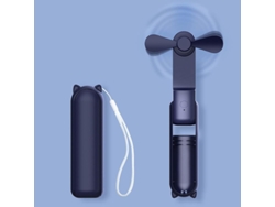 Mini Ventilador Plegable Portátil Con Batería Externa, 3 Velocidades, Para Viajes Al Aire Libre Y Envío Gratis A Mujer