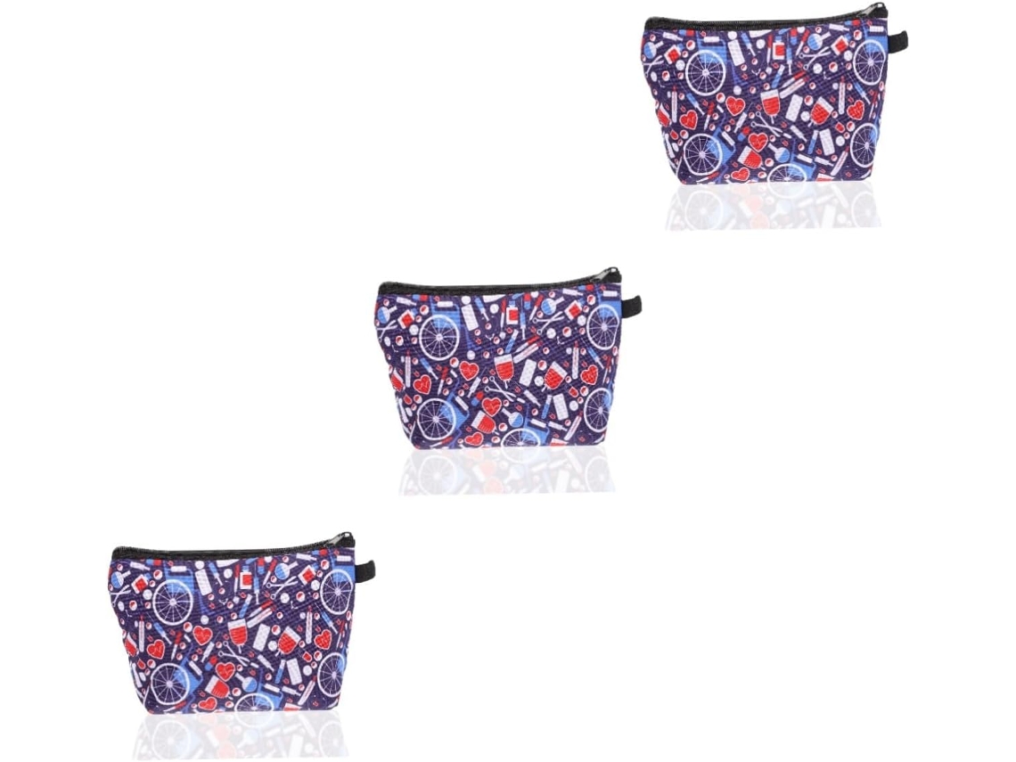 Neceser De Viaje De 3 Piezas Para Mujer, Neceser De Cosméticos Con Diseño De Almacenamiento.
