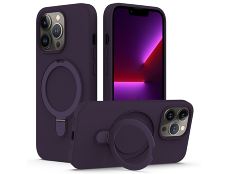 Funda Mobile Phone Cases Magsafe Liquid With Ring para iPhone 13 Pro Silicona