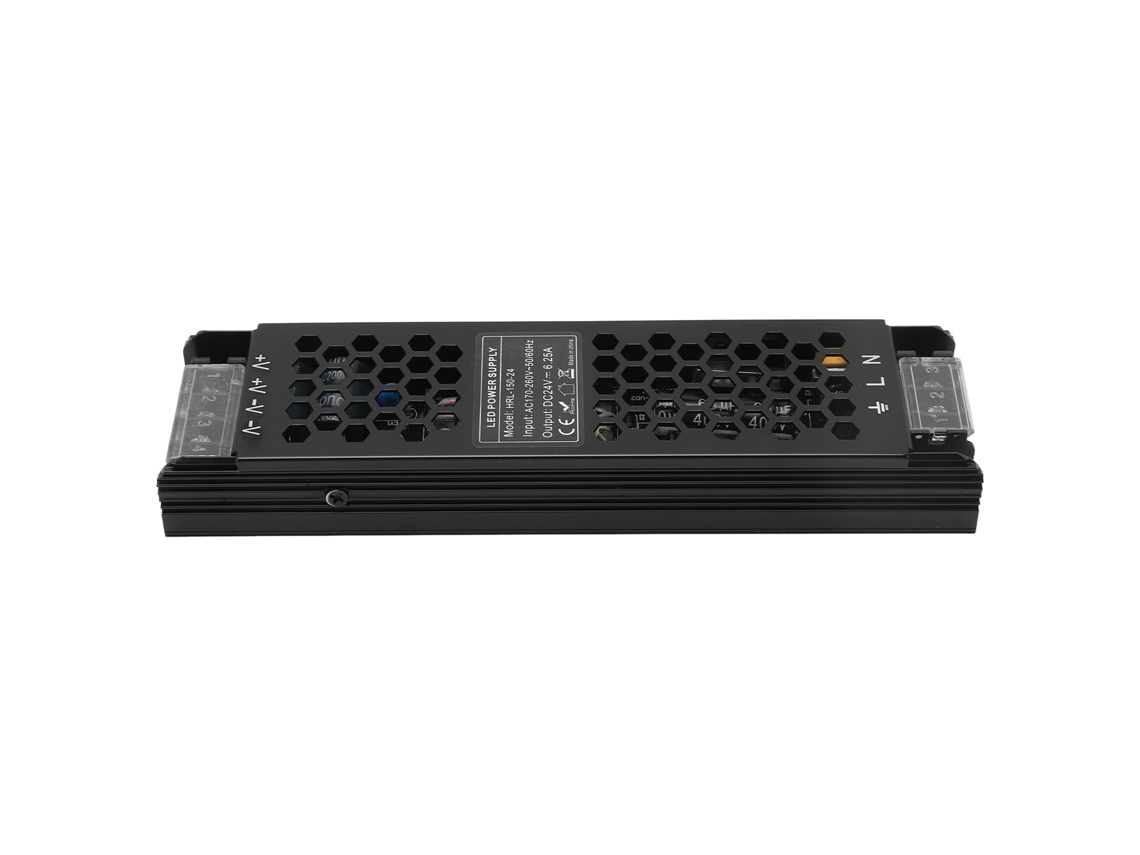 Fuente De Alimentación Led Ultra Delgada 150w Driver De Enfriamiento Eficiente 24v Para Iluminación Ac170-260v