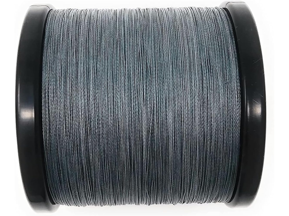 Hilo De Pesca Trenzado Pe 4 Hilos, 18-88 Lb, Multifilamento Súper Duradero Y Suave (color: Grigio, Tamaño: ...