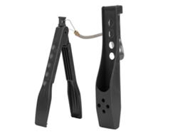 Pinza Multifuncional Para Peces Con Tapa Y Cuerda, Herramienta De Pesca Portátil, Plástico, Acero Inoxidable, Negro.
