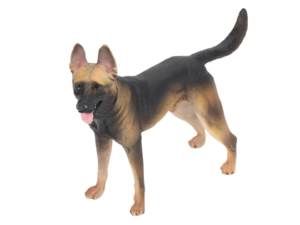 Figura De Pastor Alemán Modelo De Perro Simulación Alta Realismo Juguete Educativo Temprano Animal
