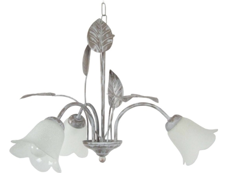 Lámpara de Techo TOSEL Eglantine (Taupe 3 - E14 - Máx. 40W - Metal)