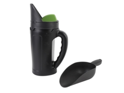 Esparcidor Manual De 80 Oz Con 3 Aberturas Ajustables Para Granos, Estiércol, Sal Y Jardín - Portátil