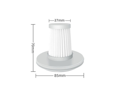 Filtro hepa 3 peças para aspirador de pó de remoção de ácaros xiaomi mjcmy01dy