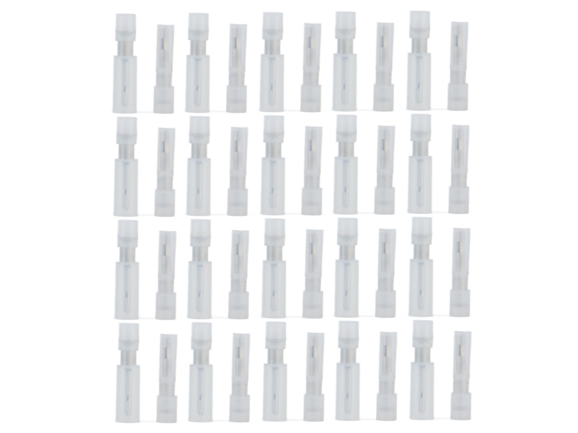 Terminales De Culo De Bala De Nylon Macho Y Hembra Totalmente Aislados Quick Terminal Blocks (0.3-1.0mm)