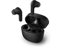 Auriculares Bluetooth True Wireless PHILIPS Tat2206Bk (In Ear - Micrófono - Negro)