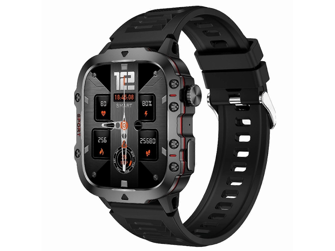 Reloj deportivo inteligente Qx11 de 1,96 pulgadas con Bluetooth 5.2 Ly Ebike