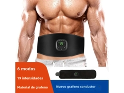 Cinta Modeladora de Cintura com Visor Digital Inteligente Ems e Massageador de Cintura de Silicone. MDUG
