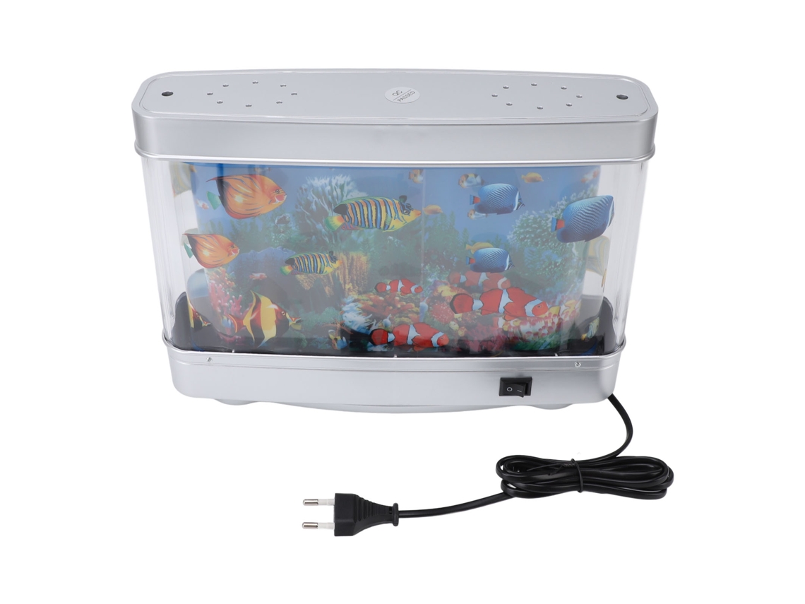 Lámpara Decorativa Para Acuario Con Imágenes Dinámicas De Peces, Luz Nocturna Sensorial, Enchufe Europeo De 220 V.
