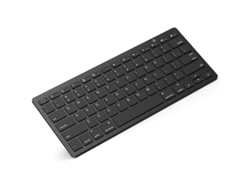Teclado Inalámbrico Delgado, Mini Teclado Inalámbrico De 2,4 Ghz Con 78 Teclas Para Windows, Mac, Ios Y Linux.