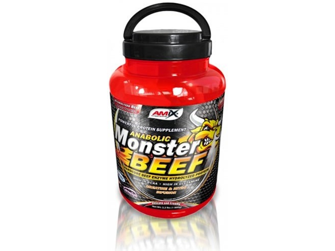 Proteína AMIX Monster Beef De Ternerafavorece El Anabolismo Muscular Rápida Y Total Absorción (1 Kg - Chocolate)