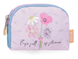 Pepe Jeans Monedero Full Of Flowers Poliéster Rosa Claro