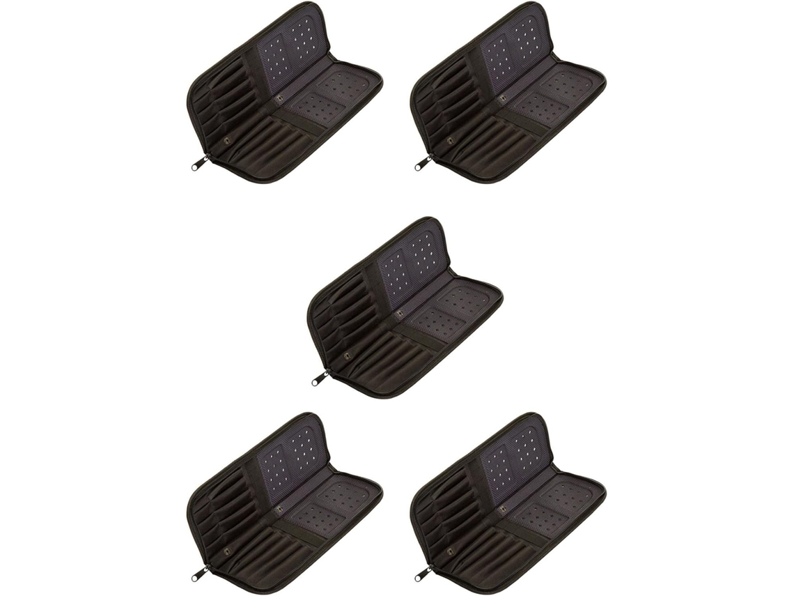 Kit Transpirable De 5 Piezas Con Portapinceles Con Cremallera De 29 Cm Para Artistas, Acrílicos Y Acuarelas.
