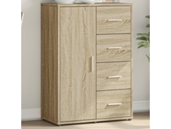 Aparador 60x31x84 cm Derivados de Madera Roble Sonoma Dkd Decoración del Hogar