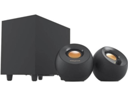 Altavoces 2.1 CREATIVE Pebble Plus (USB - Negro)