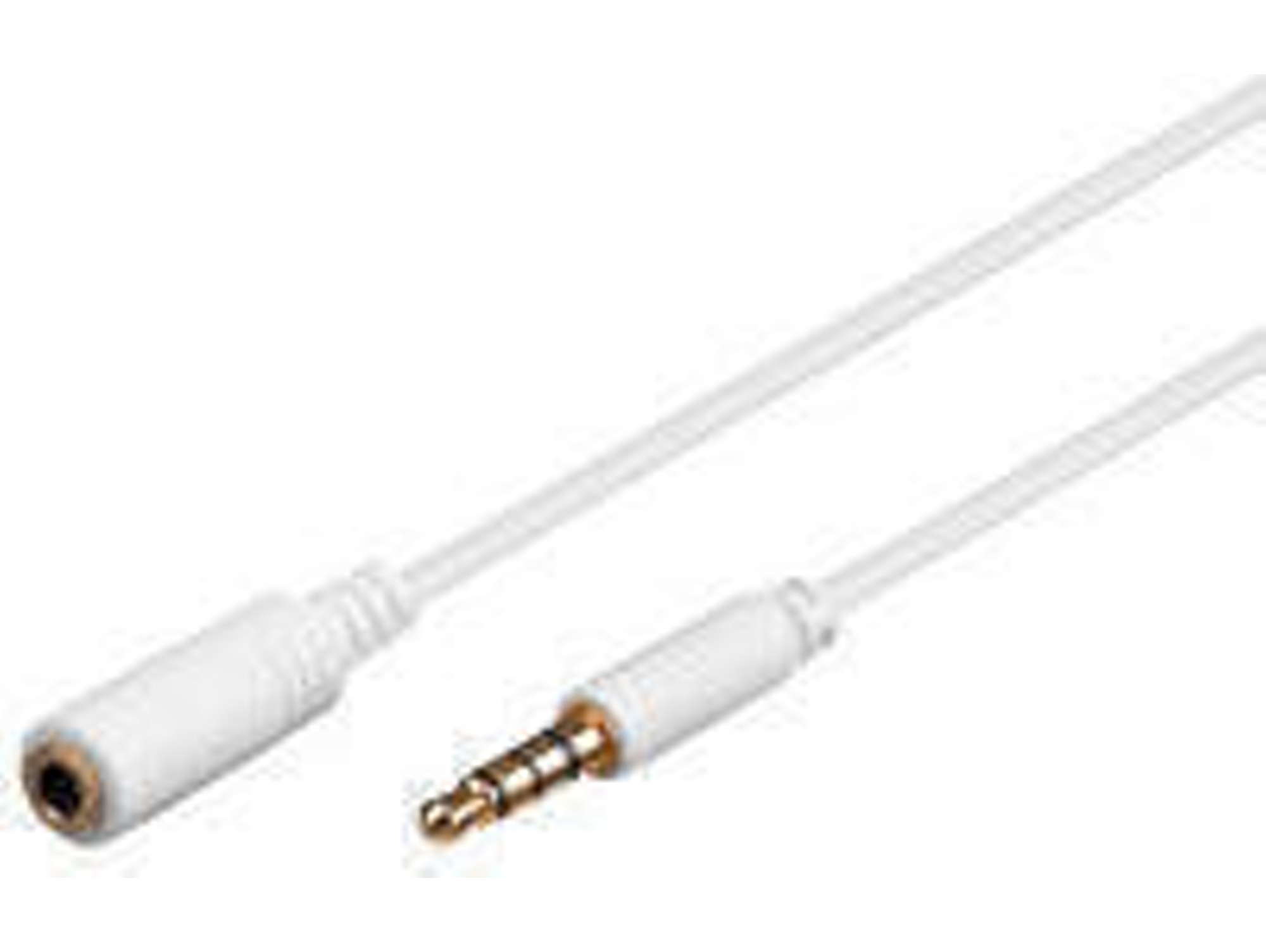 Cable de Audio GOOBAY (1 m - Blanco)