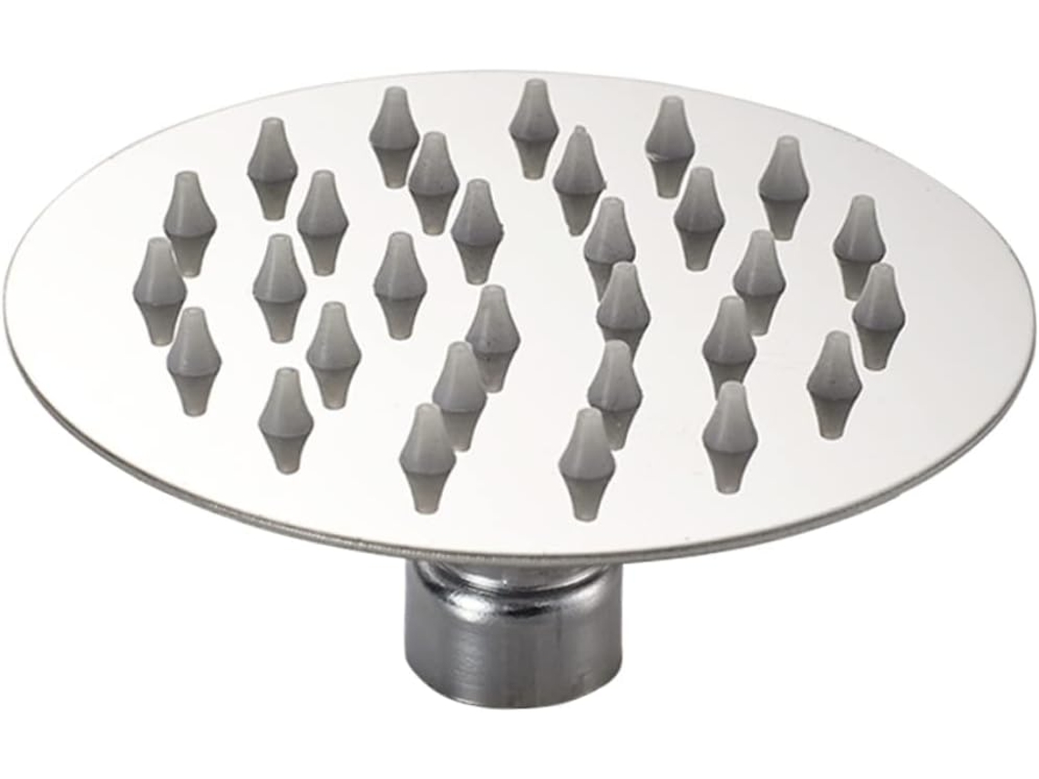 Cabezal De Ducha Redondo De Acero Inoxidable Con Efecto Lluvia De Alta Presión Y Diseño Ultrafino.