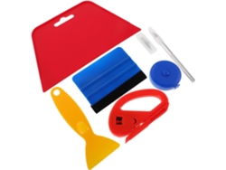 Kit completo de herramientas Topbathy 1 para la aplicación de láminas tintadas para ventanas de automóviles, que incluye:
