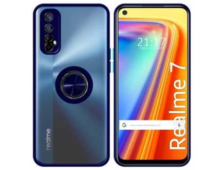 Carcasa Realme 7 TUMUNDOSMARTPHONE Anillo Azul