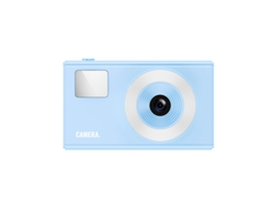 Cámara digital portátil HD que graba videos con luz de relleno Cuich (azul)