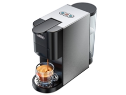 Cafetera 5 en 1 H3a, 1,19 bares, depósito de agua de 800 ml, plateada, Hibrew