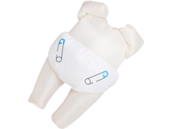 Adorable Disfraz Inflable, Divertido Y Bonito, Tejido De Poliéster Recubierto De Pu Beige, Impermeable.