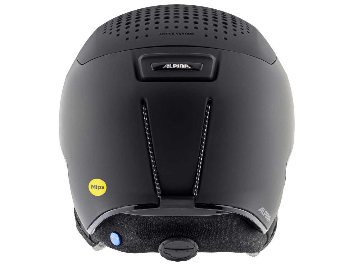 Casco ALPINA SNOW Capacete Banff Mips Preto 55-59 cm