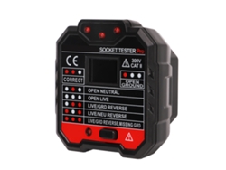 Probador De Tomacorrientes Eléctricos, Detector De Receptáculos, Comprobador De Polaridad, Voltaje De Fase Para El Hogar 48~