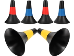 Juego de 6 conos de entrenamiento, 23 cm