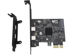 Tarjeta De Expansión Usb 3.0 Con 2 Conexiones Pcie X16 De Alta Velocidad De 10 Gbps.