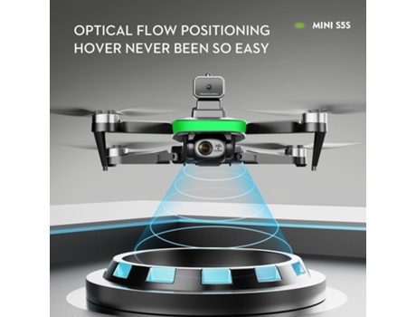 VPCOMERCIAL - Mini Drone ENZONS S5S con Cámara de Evitación de Obstáculos Láser 6K HD 1 Baterías Autonomía: 18 Min Blanco