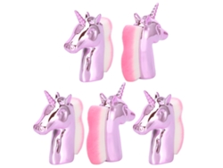 Cepillos Portátiles De Moda Para Eliminar El Polvo De Las Uñas, Herramienta De Manicura (rosa Claro Y Blanco)