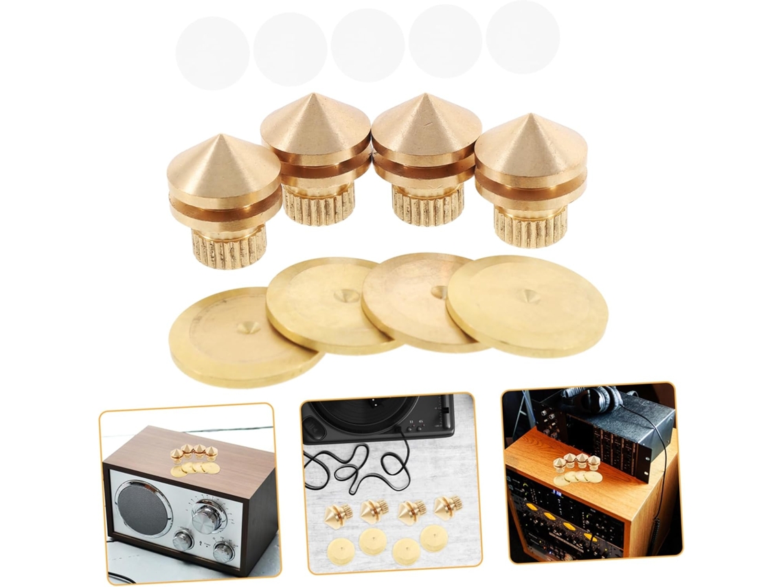 Tuercas Antivibración De Aislamiento Para Altavoces (4 Piezas) Accesorios Para Altavoces