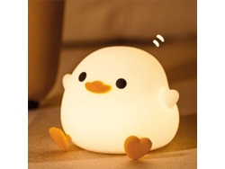 Luz nocturna infantil, recargable por USB con temporizador, de silicona, ideal como regalo de cumpleaños o Navidad.