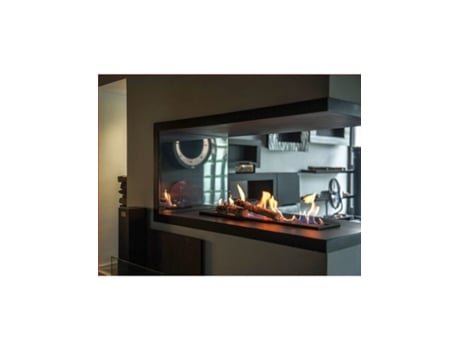 Chimenea empotrada de bioetanol de tres caras NERIS MIRROR 1000 OUTINFIRE