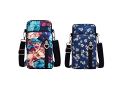 HYMNORA 2pcs Bolso Cruzado Mujer con Cremallera, Neceser para Móvil, Bolsa de Antebrazo