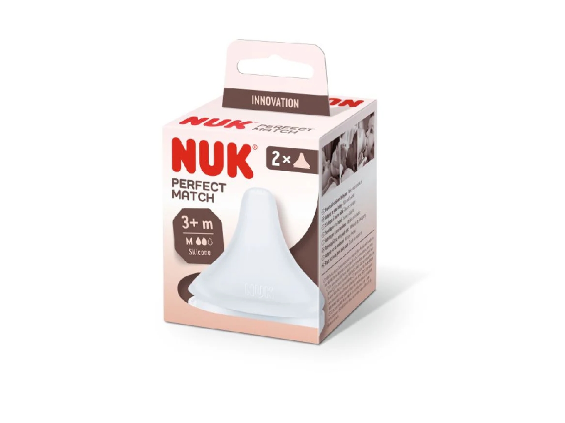 Tetina de silicona Perfect Match talla M X2 Nuk (3 meses)