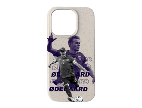 Funda Móvil Oficial Norges Fotballforbund Compostable Base para iPhone 15 Pro PHONECASES3D Blanco