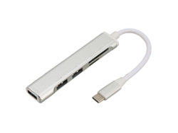 Hub Usb-c (usb-c A Lector De Tarjetas De Memoria Usb 3x) Hub 5 En 1