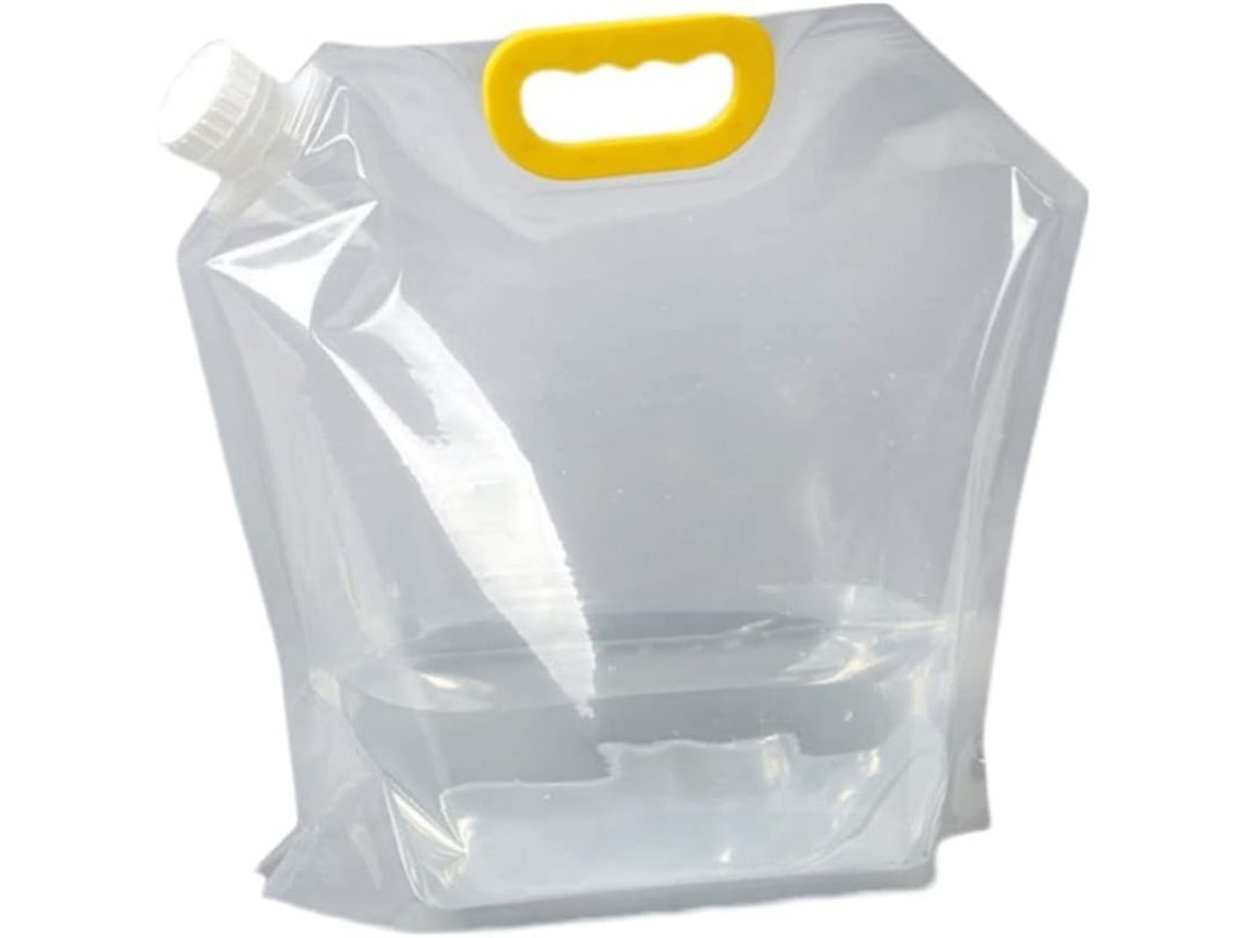 2026-43692-bolsa De Agua Plegable Portátil Linjou 5l Para Camping, Senderismo Y Aventuras Al Aire Libre