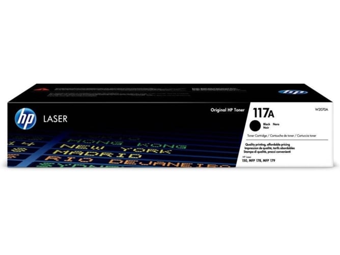 Tóner HP LaserJet 117A Negro