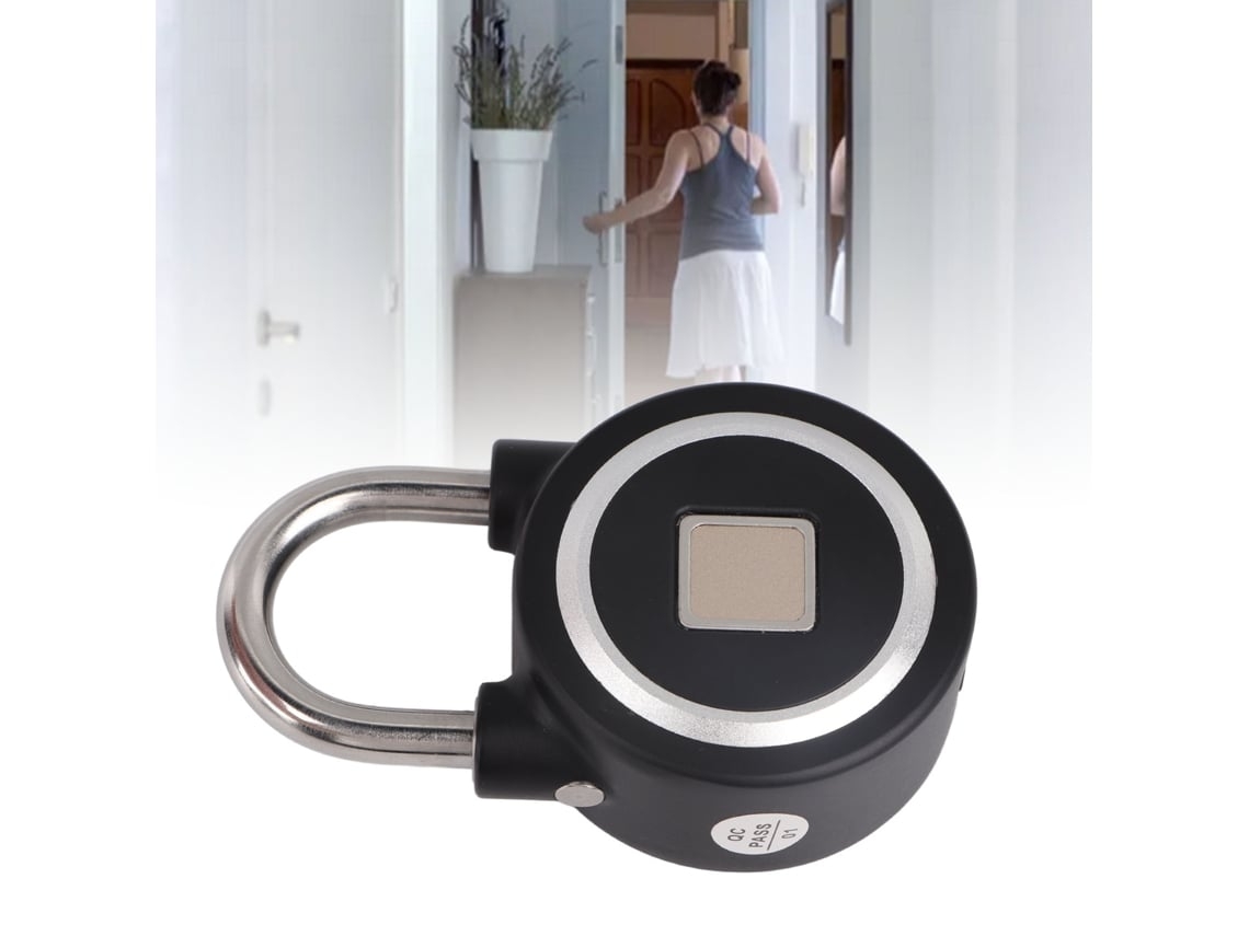 Portadocumentos electrónico de seguridad con control mediante aplicación Bluetooth y sensor de huellas dactilares, resistente al agua con certificación IP65, para montaje en cajones.