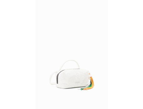 Bolsa de ombro DESIGUAL Bandolera Flores Bordadas para Mujer